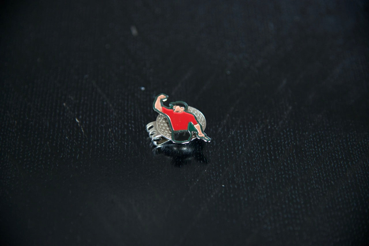 Ball Marker with Clip for Cap, Hat, Glove, Pants, and More.